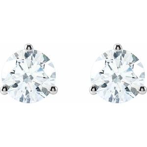 14K White 1 5/8 CTW Lab-Grown Diamond Stud Earrings Ethereal Legacy Boutiques