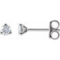 14K White 1/5 CTW Lab-Grown Diamond Stud Earrings Ethereal Legacy Boutiques