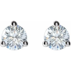 14K White 1/4  CTW Lab-Grown Diamond Stud Earrings Ethereal Legacy Boutiques