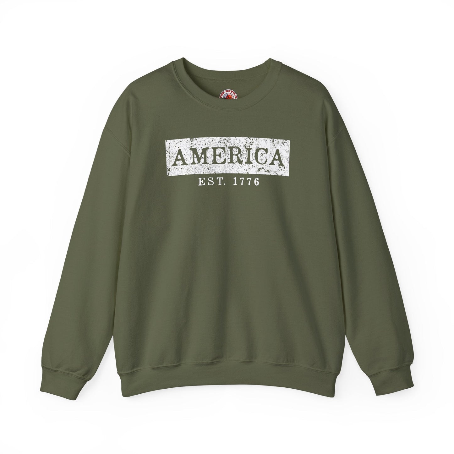 America Est. 1776 Crewneck Sweatshirt The Devil's Pickle