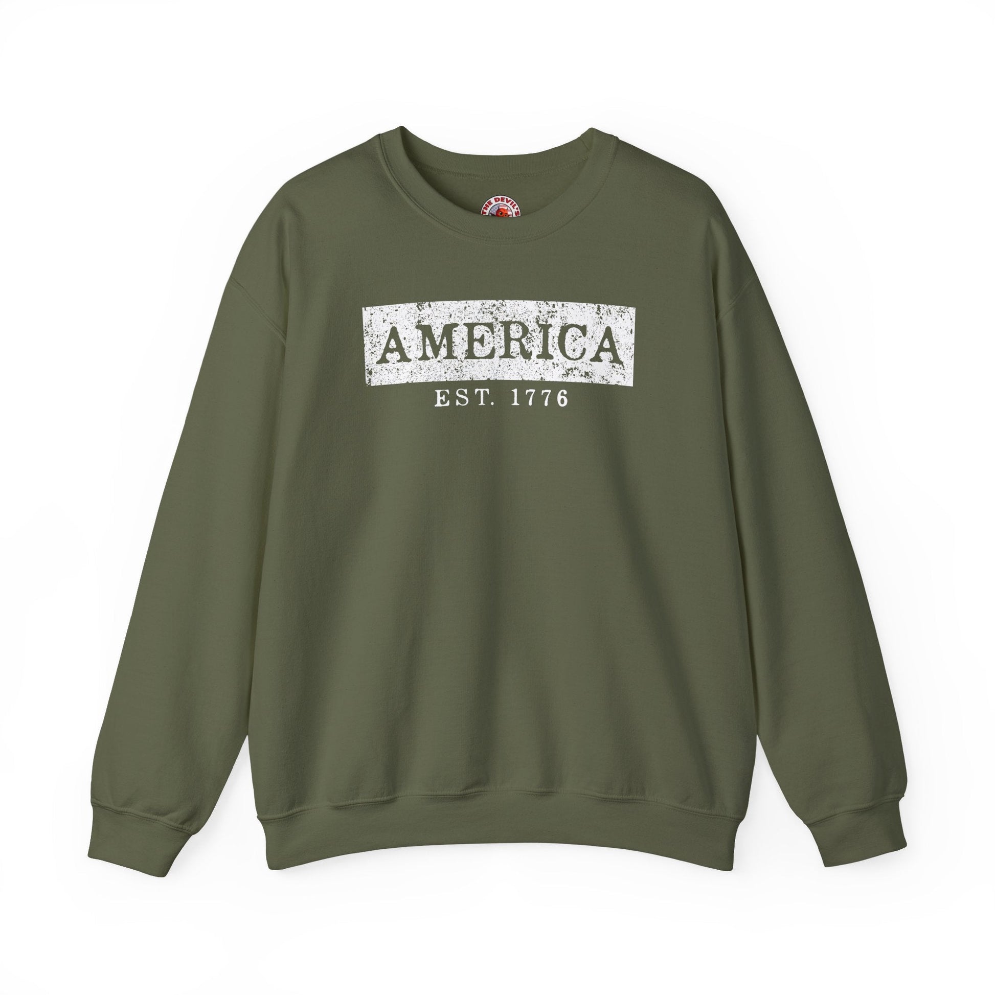 America Est. 1776 Crewneck Sweatshirt The Devil's Pickle