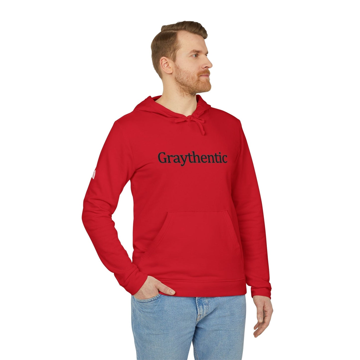 adidas Unisex Fleece Hoodie "Graythentic" Grayceful LLC