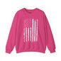 American Grunge Flag Crewneck Sweatshirt The Devil's Pickle