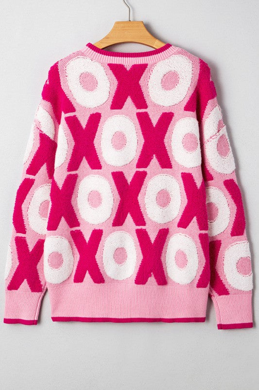 Valentine XOXO Drop Shoulder Crewneck Sweater Shop Style & More | Fresh Looks, Everyday Deals & Free Shipping