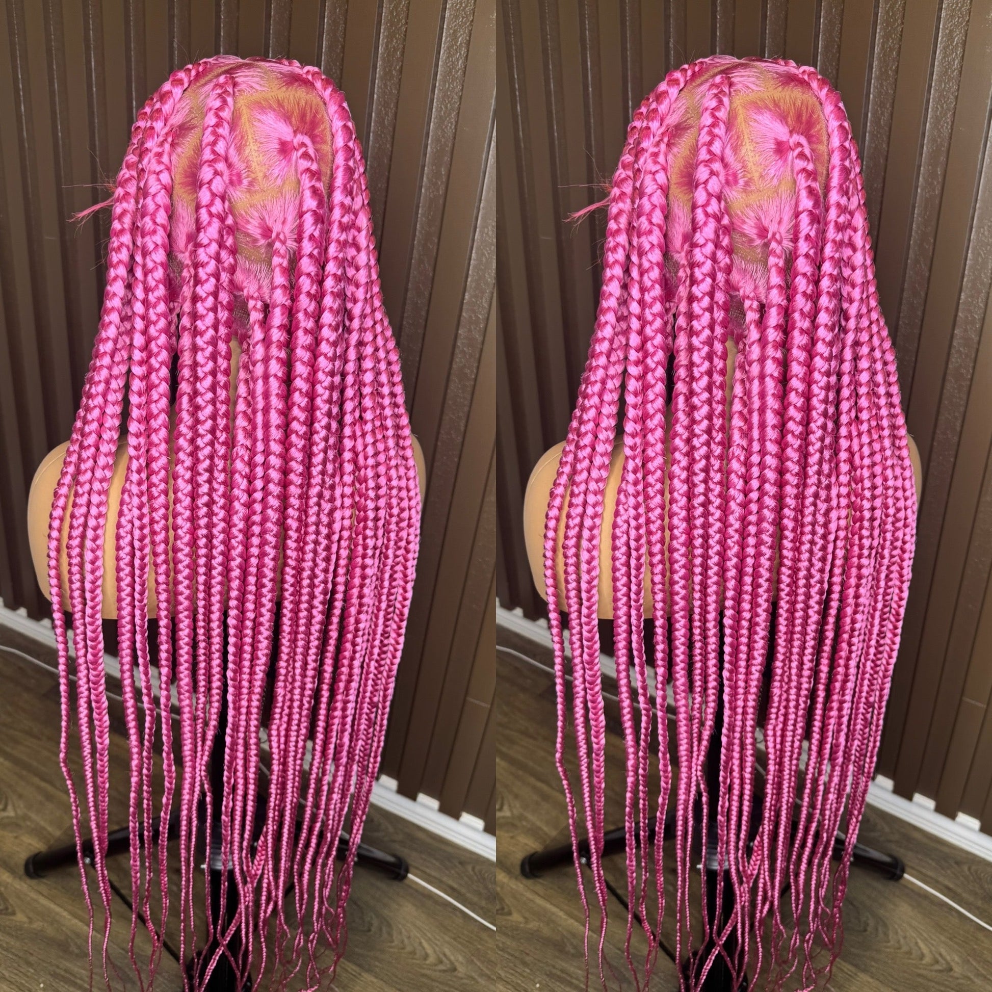 Pink jumbo braids HOL stores