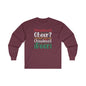 Christmas Cheer? I thought You Said Christmas Beer Long Sleeve Tee The Devil's Pickle