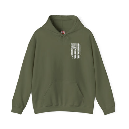 American Flag QR Code Hooded Sweatshirt The Devil's Pickle