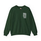 American Flag QR Code Crewneck Sweatshirt The Devil's Pickle