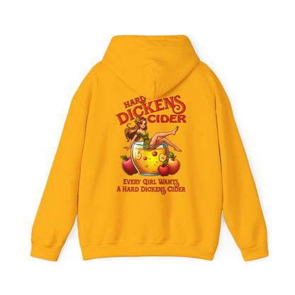 Hard Dickens Cider Front/Back Hooded Sweatshirt The Devil's Pickle