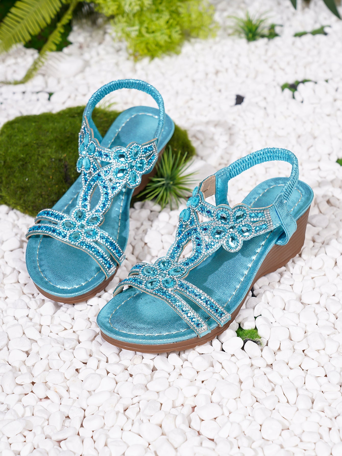Bohemian Thick-Sole Wedge Sandals – 3 Colors EU 36–42 FitiqueFit