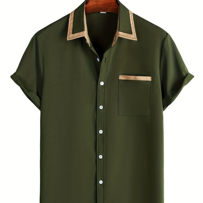 New Lightweight Casual Short-Sleeve Shirt for Men for Spring And Summer. NovaCart