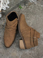 Women’s Retro High-Heel Ankle Boots – Chic Suede Single Boots FitiqueFit
