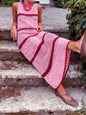 Knitted Sweater Contrast Color Vest Hollow Dress Grayceful LLC