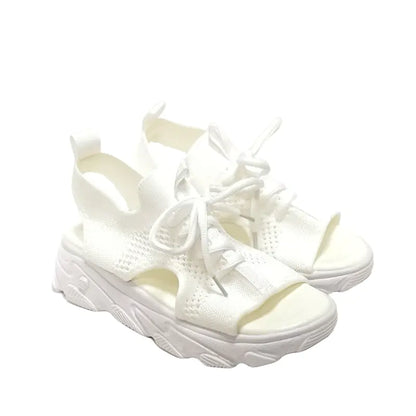Women's Casual Flat Hollow Thick Bottom Beach Sandals
