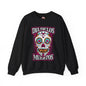 Dia De Los Muertos Skull Crewneck Sweatshirt The Devil's Pickle