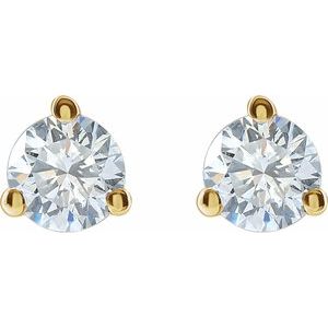 14K Yellow 1/2 CTW Lab-Grown Diamond Stud Earrings Ethereal Legacy Boutiques
