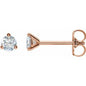 14K Rose 5/8 CTW Lab-Grown Diamond Stud Earrings Ethereal Legacy Boutiques