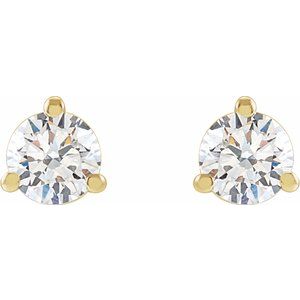 14K Yellow 1/3 CTW Lab-Grown Diamond Stud Earrings Ethereal Legacy Boutiques