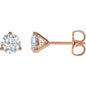 14K Rose 1 CTW Lab-Grown Diamond Stud Earrings Ethereal Legacy Boutiques