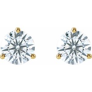 14K Yellow 1 5/8 CTW Lab-Grown Diamond Stud Earrings Ethereal Legacy Boutiques