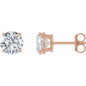14K Rose 3 CTW Lab-Grown Diamond Earrings Ethereal Legacy Boutiques