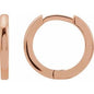 14K Rose Hinged 15 mm Hoop Earrings Ethereal Legacy Boutiques