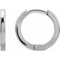 14K White Hinged 15 mm Hoop Earring Ethereal Legacy Boutiques