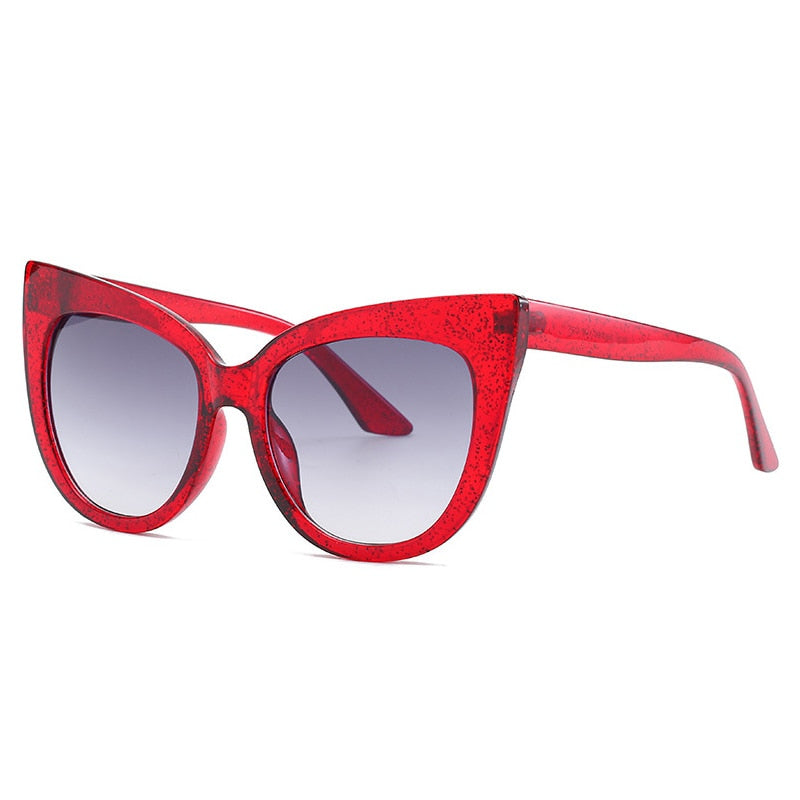 Women's Oversized Cat Eye Sunglasses UV400 FitiqueFit