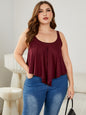 Plus Size Double-Strap Scoop Neck Cami See size chart under “more details” The Fashion Celestial