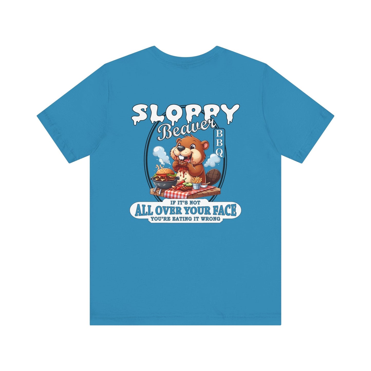 Sloppy Beaver BBQ Back T-Shirt The Devil's Pickle