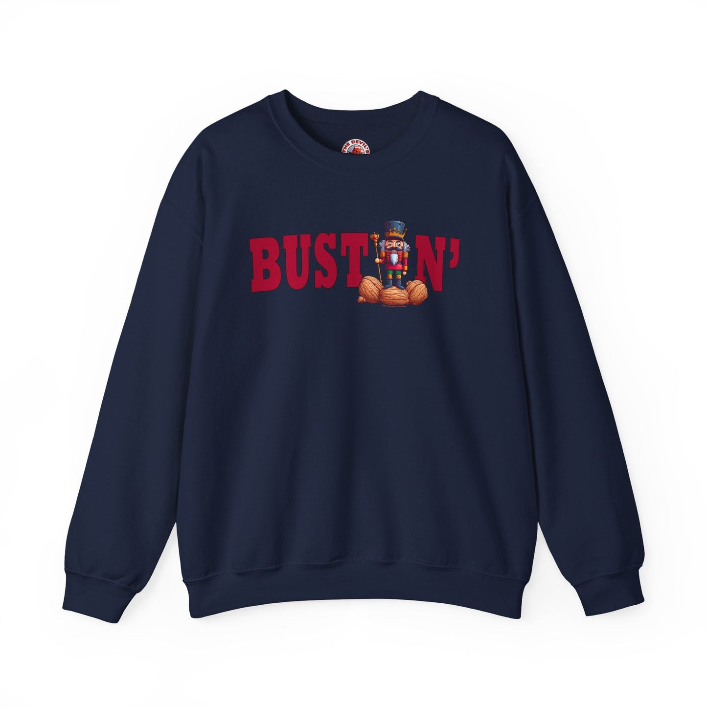Bustin' Nuts Crewneck Sweatshirt The Devil's Pickle