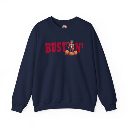 Bustin' Nuts Crewneck Sweatshirt The Devil's Pickle