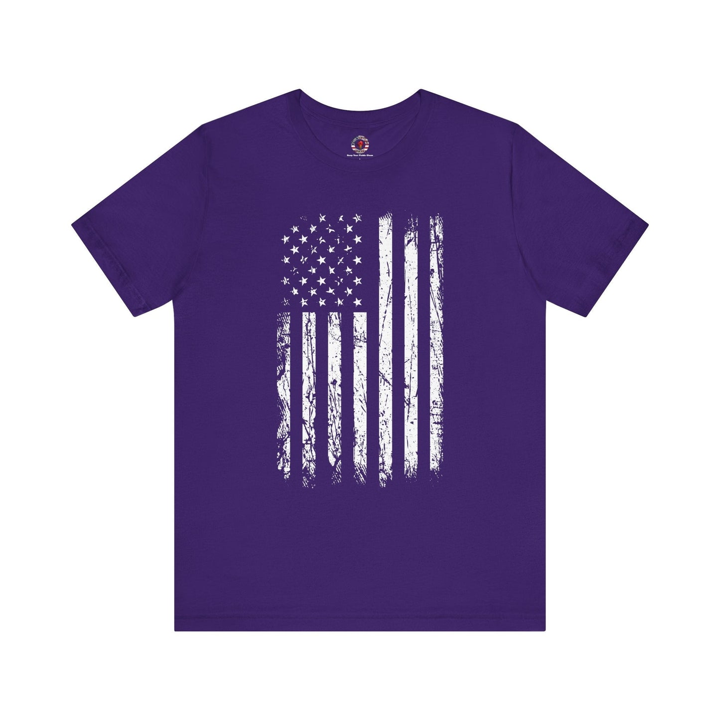 American Grunge Flag T-Shirt The Devil's Pickle