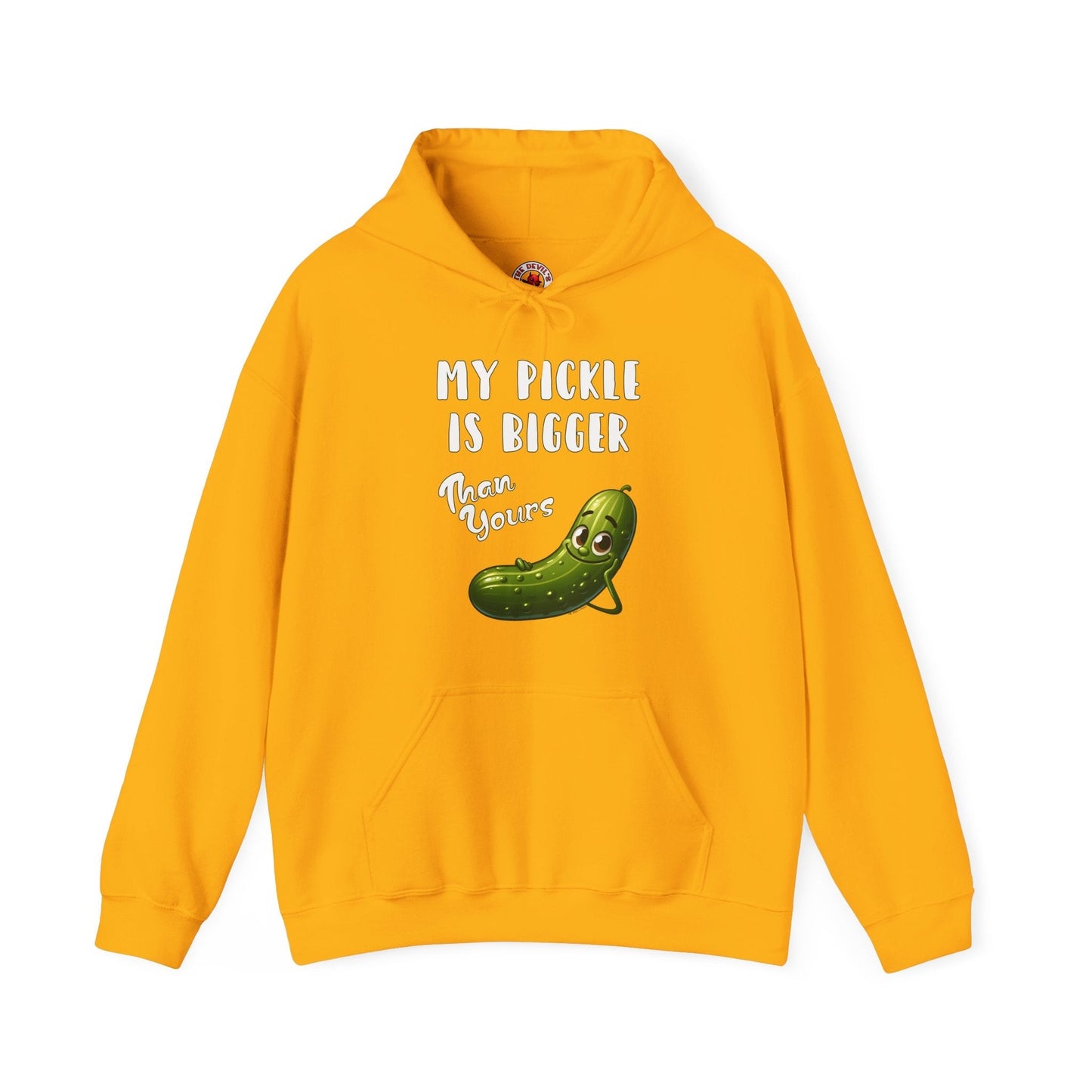 My Pickle Is Bigger Than Yours Hooded Sweatshirt The Devil's Pickle