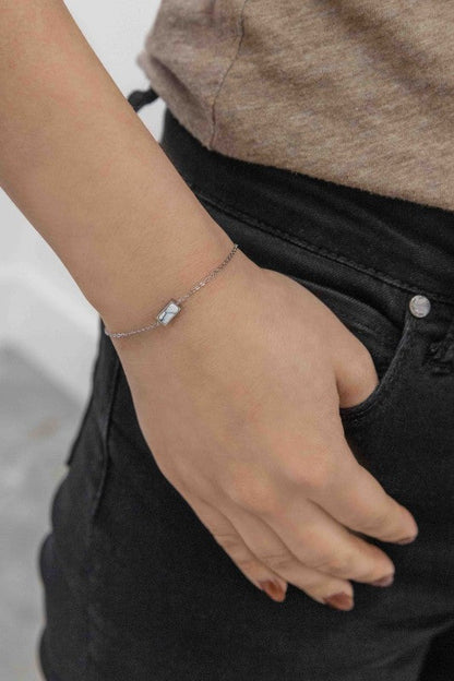 Beaming Bar Stone Bracelet | Silver Shop Style & More | Fresh Looks, Everyday Deals & Free Shipping