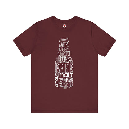 Beer Bottle of Words T-Shirt The Devil's Pickle