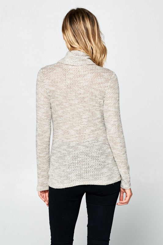 LONG SLEEVE KNIT TURTLENECK TOP Shop Style & More | Fresh Looks, Everyday Deals & Free Shipping