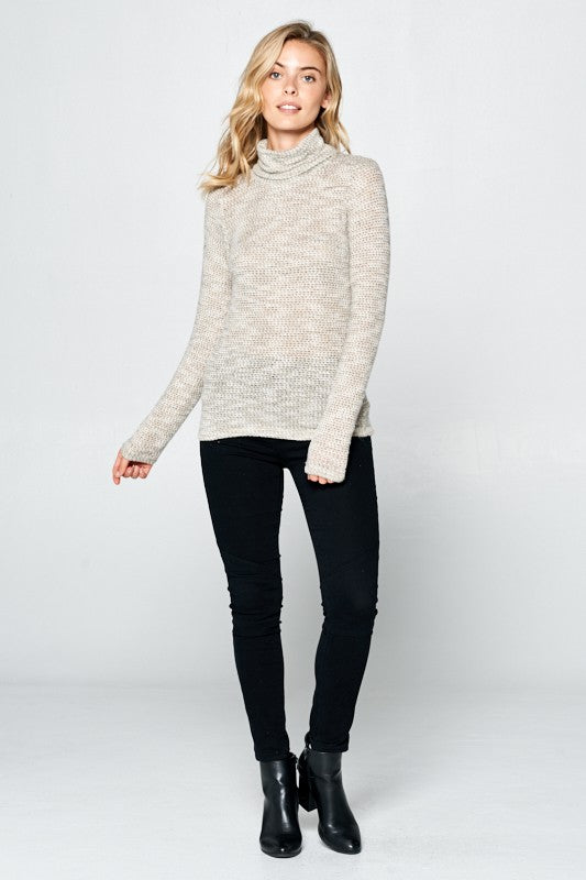 LONG SLEEVE KNIT TURTLENECK TOP Shop Style & More | Fresh Looks, Everyday Deals & Free Shipping