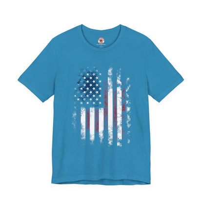 Distressed American Flag T-Shirt The Devil's Pickle