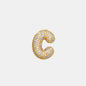 EmberLuxe "Glimmer" Bubble Letter Pendant (A-K) Ivory Embers