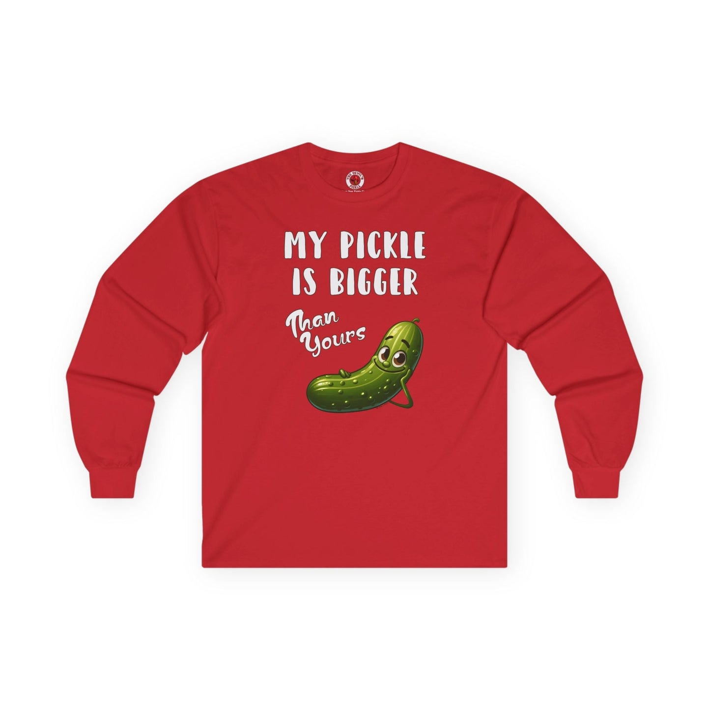 My Pickle Is Bigger Than Yours Long Sleeve Tee The Devil's Pickle
