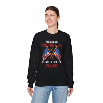 We Stand For The Flag Crewneck Sweatshirt The Devil's Pickle