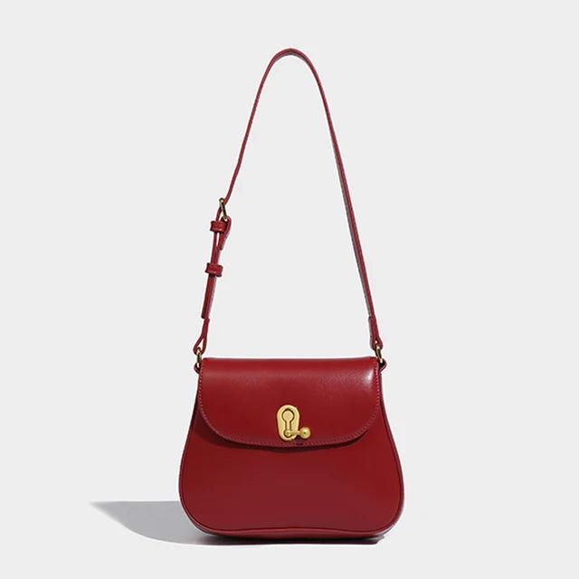 Luxury Retro Cowgirl Saddle Bag | Genuine Leather Brown Handbag Country in My Heart