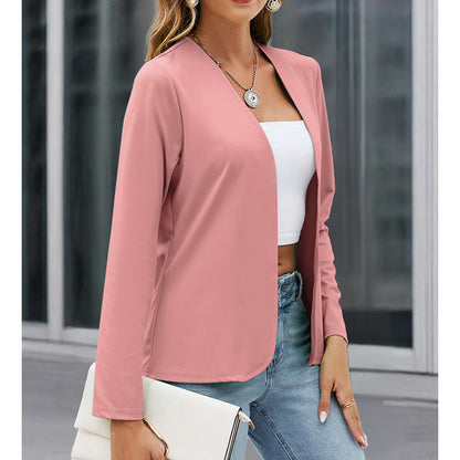 Women’s Plus‑Size Open‑Front Casual Blazer FitiqueFit