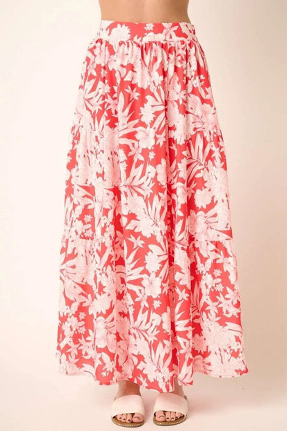 Mittoshop Tropical Print Top and Skirt Set West2East Surf