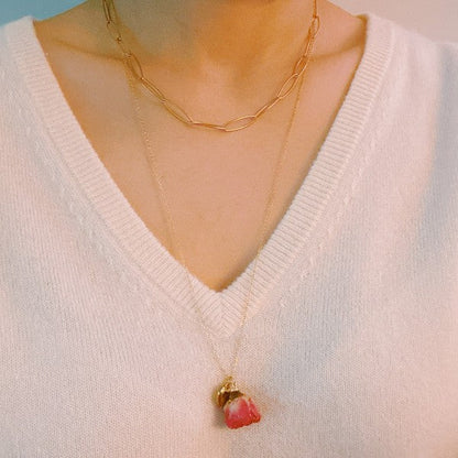 Rose Bud Love Heart Necklace Shop Style & More | Fresh Looks, Everyday Deals & Free Shipping