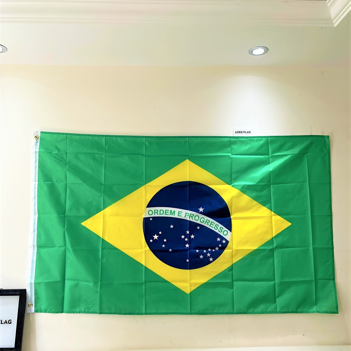 Free Shipping: Show Your Pride with a Beautiful Brazilian Flag Banner! NovaCart