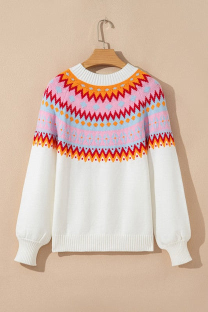 Avery Print Drop Shoulder Sweater Shop Style & More | Fresh Looks, Everyday Deals & Free Shipping