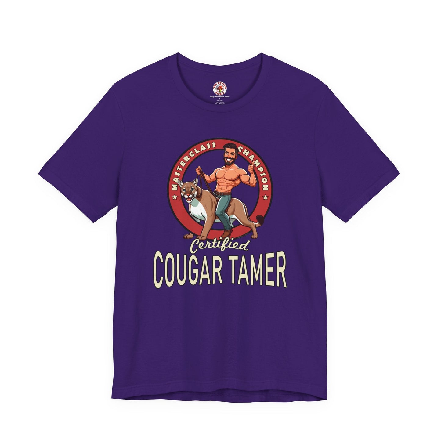 Certified Cougar Tamer T-Shirt The Devil's Pickle
