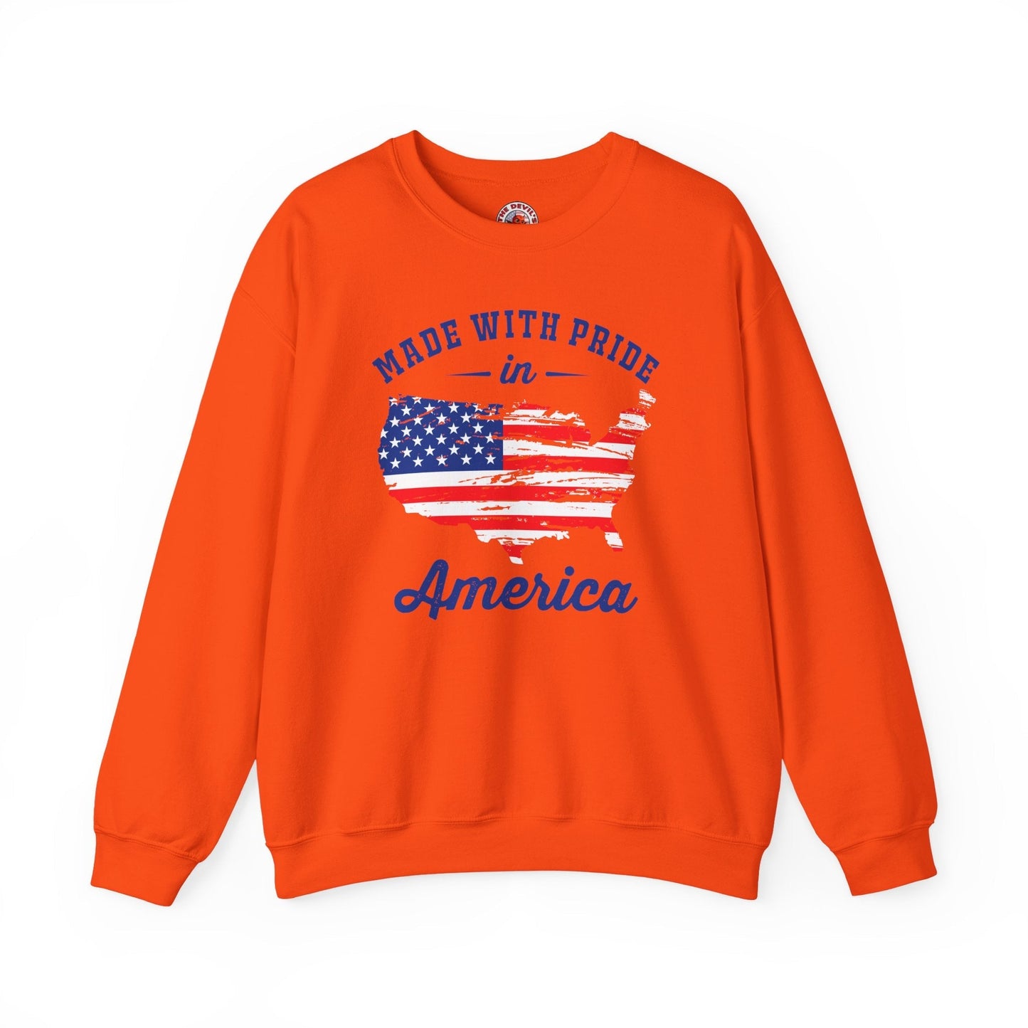 Made With Pride In America Crewneck Sweatshirt The Devil's Pickle